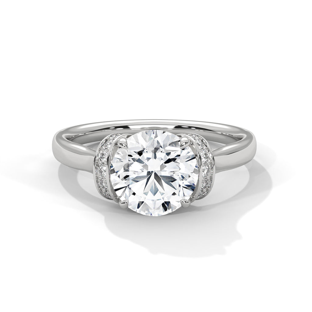 Classic Round Diamond Engagement Ring