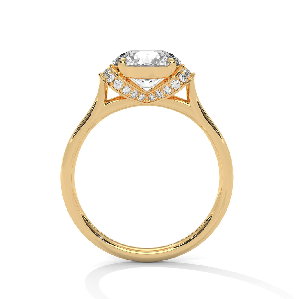 Classic Round Diamond Engagement Ring