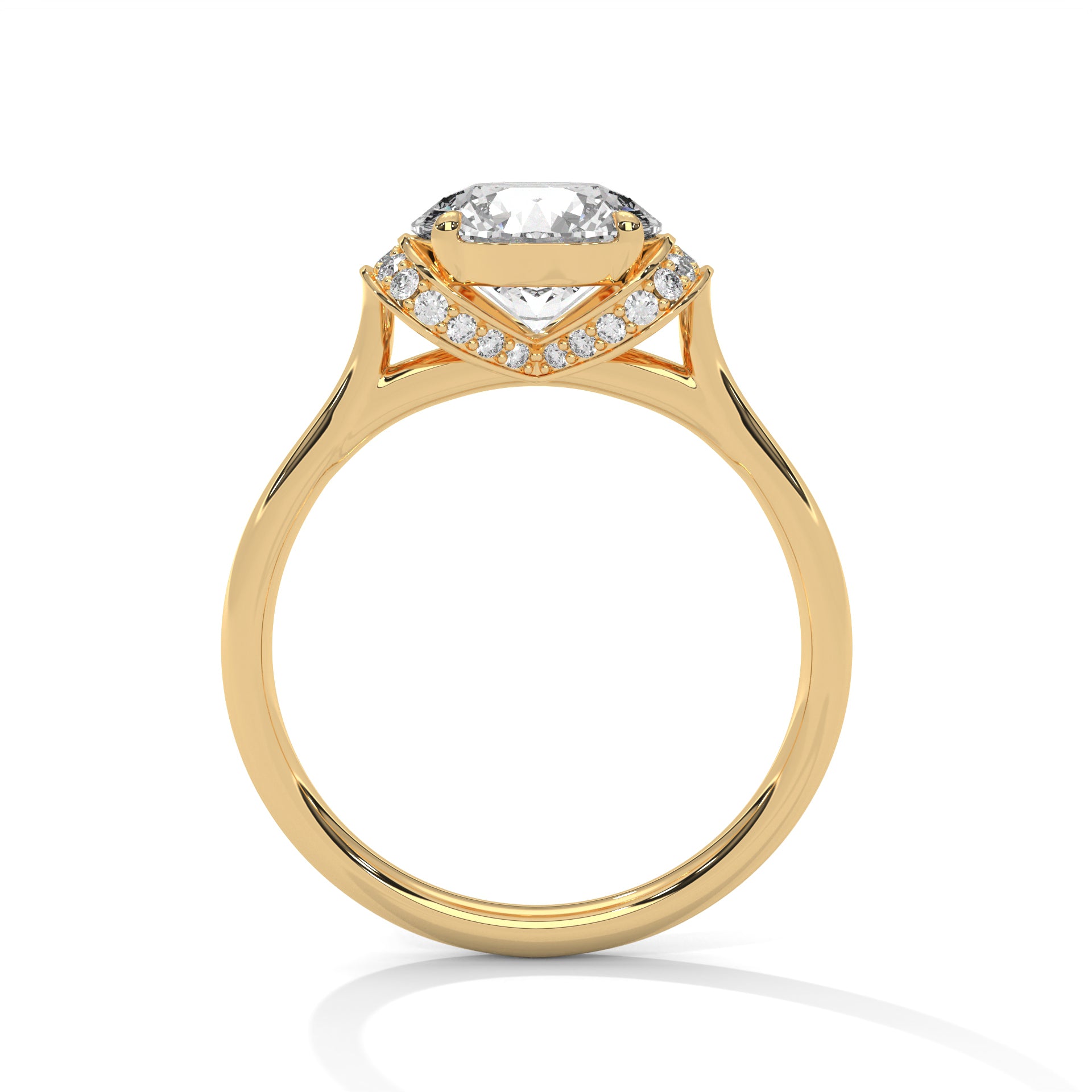 Classic Round Diamond Engagement Ring