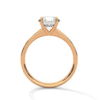 Round Diamond Pavé Engagement Ring