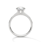 Round Diamond Pavé Engagement Ring