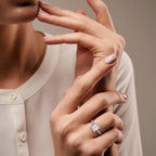 Emerald Cut Diamond Solitaire Ring