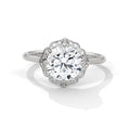 Round Diamonds Halo Engagement Ring