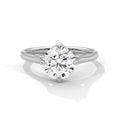 Classic Round Diamond Solitaire Ring
