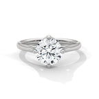 Classic Round Diamond Solitaire Ring