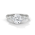 Three Stone Diamond Engagement Ring