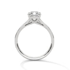 Radiant Cut Diamond Pavé Engagement Ring