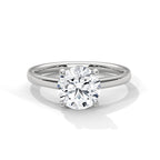 Classic Round Diamond Solitaire Engagement Ring