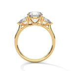 Three Stone Diamond Engagement Ring