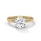 Classic Round Diamond Solitaire Engagement Ring