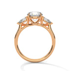 Three Stone Diamond Engagement Ring
