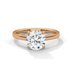 Classic Round Diamond Solitaire Engagement Ring