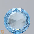 IGI | 2.43 CT Fancy Intense Blue Lab Grown Diamond | Round Rose Cut |
