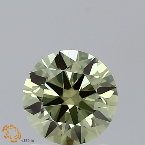 IGI | 1.00 CT Fancy Vivid Green Lab Grown Diamond | Round Brilliant |