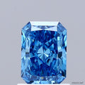 1.00 CT Fancy Vivid Blue Lab Grown Diamond | Radiant Cut | IGI Certified