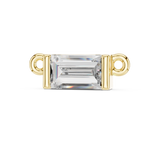 1Baguette Diamond Minimal Bar Pendant
