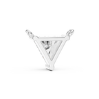 1Triangle Diamond Solitaire Pendant Necklace