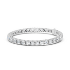 Round Diamond Graduated Link Bracelet