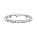 Round Diamond Graduated Link Bracelet