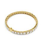 Round Diamond Graduated Link Bracelet