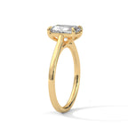 Emerald Cut Diamond Solitaire Ring