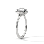 Round Diamonds Halo Engagement Ring
