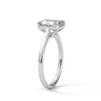 Emerald Cut Diamond Solitaire Ring