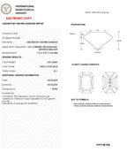 1.00 CT Fancy Vivid Blue Lab Grown Diamond | Radiant Cut | IGI Certified