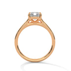 Emerald Cut Diamond Solitaire Ring