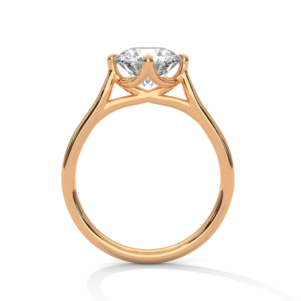 Classic Round Diamond Solitaire Ring