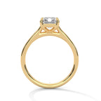 Emerald Cut Diamond Solitaire Ring