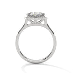 Round Diamonds Halo Engagement Ring