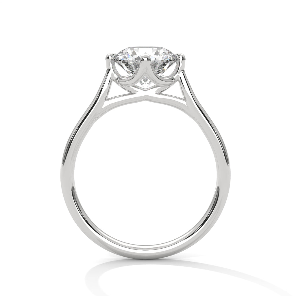 Classic Round Diamond Solitaire Ring
