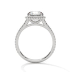 Round Diamond Halo Engagement Ring