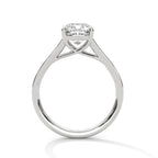 Cushion Cut Diamond Pavé Engagement Ring