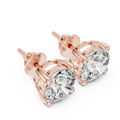 1Classic Round Diamond Stud Earrings