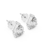 Pear Shape Diamond Stud Earrings