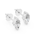 Marquise Diamond Stud Earrings