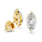 Marquise Diamond Stud Earrings
