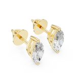 Marquise Diamond Stud Earrings