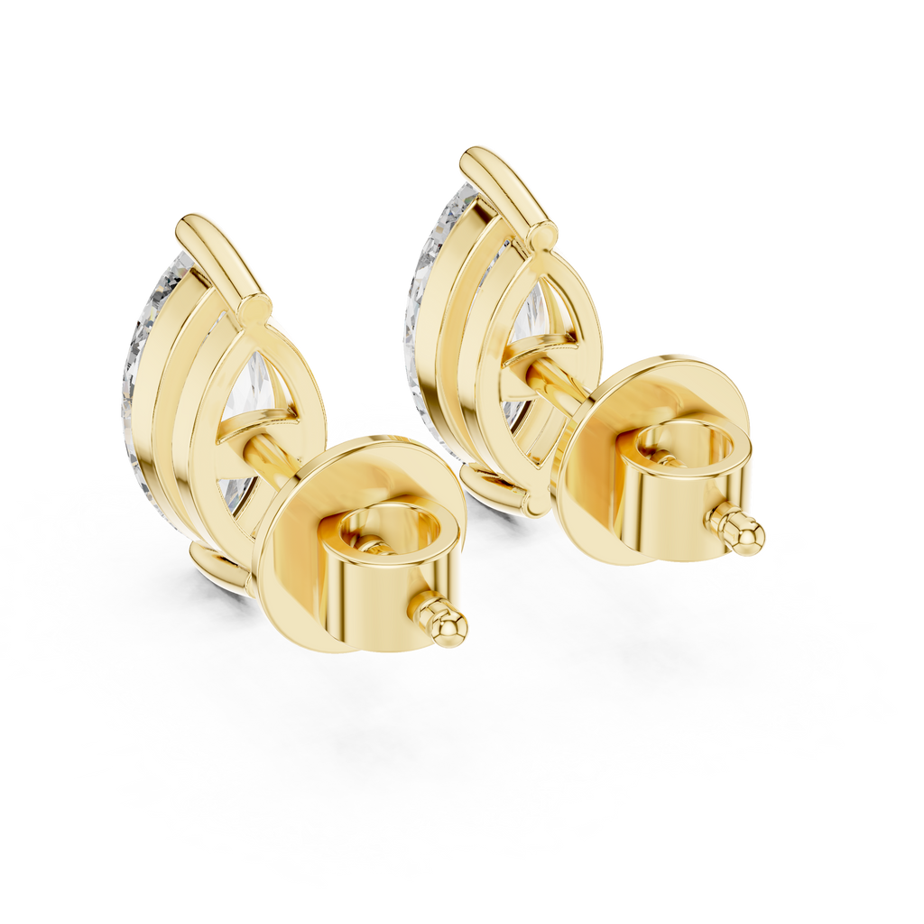 Marquise Diamond Stud Earrings