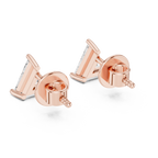 Triangle Diamond Stud Earrings