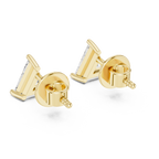 Triangle Diamond Stud Earrings