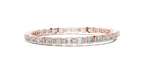 Emerald Cut Diamonds Tennis Bracelet