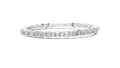 Emerald Cut Diamonds Tennis Bracelet