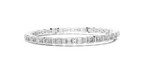 Emerald Cut Diamonds Tennis Bracelet