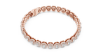 Radiant Cut Diamond Halo Tennis Bracelet