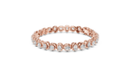 Cushion Diamond Link Tennis Bracelet