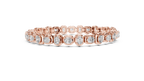 Cushion Diamond Link Tennis Bracelet