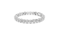 Cushion Diamond Link Tennis Bracelet